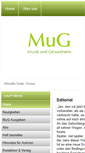 Mobile Screenshot of musik-und-gesundsein.net